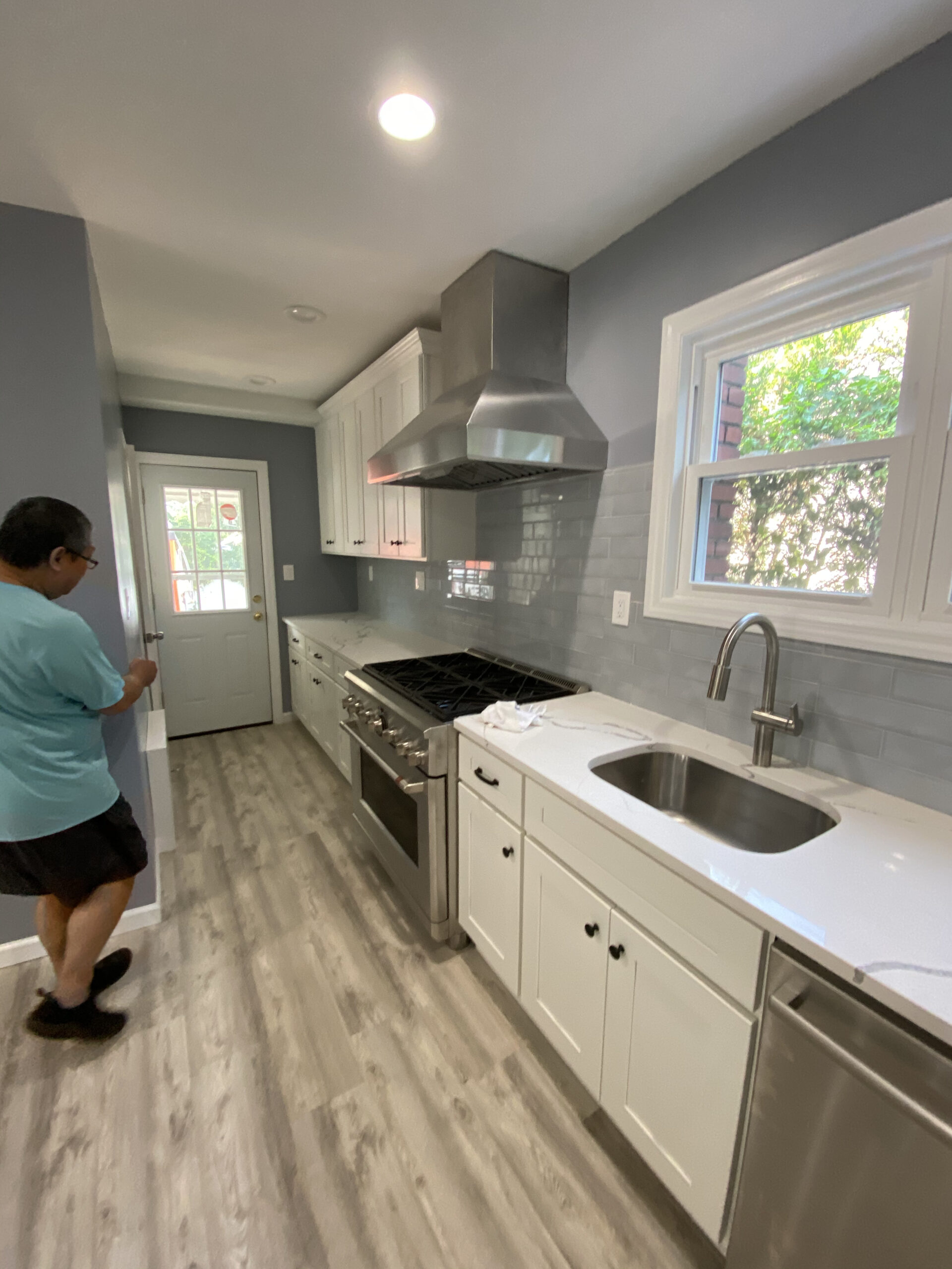 Kitchen remodel — stainless appliances